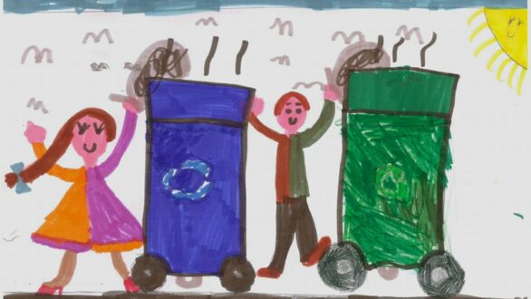 Παράδοση τριών κάδων ανακύκλωσης στο 1ο Δημοτικό Σχολείο Σουφλίου